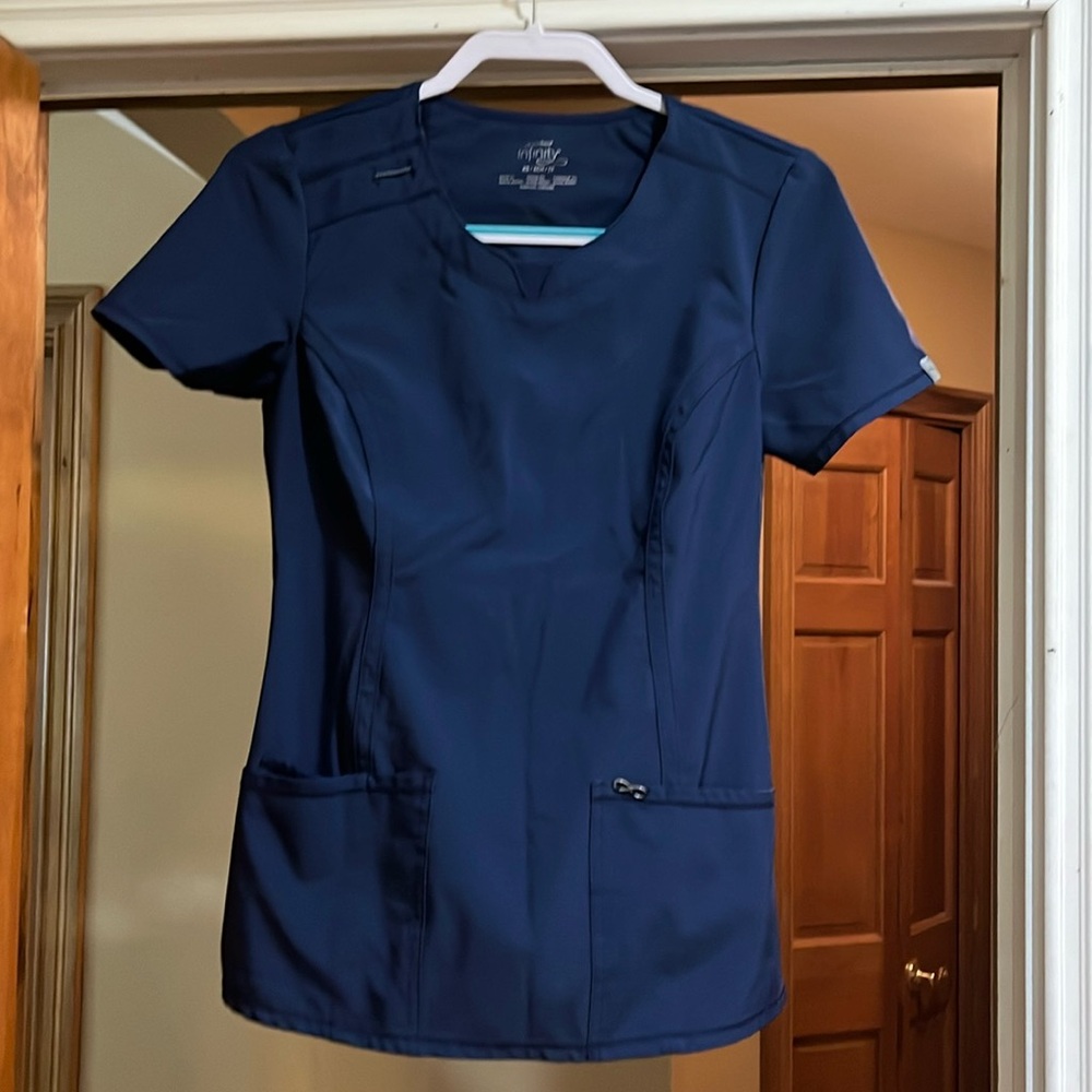 Navy blue scrub set